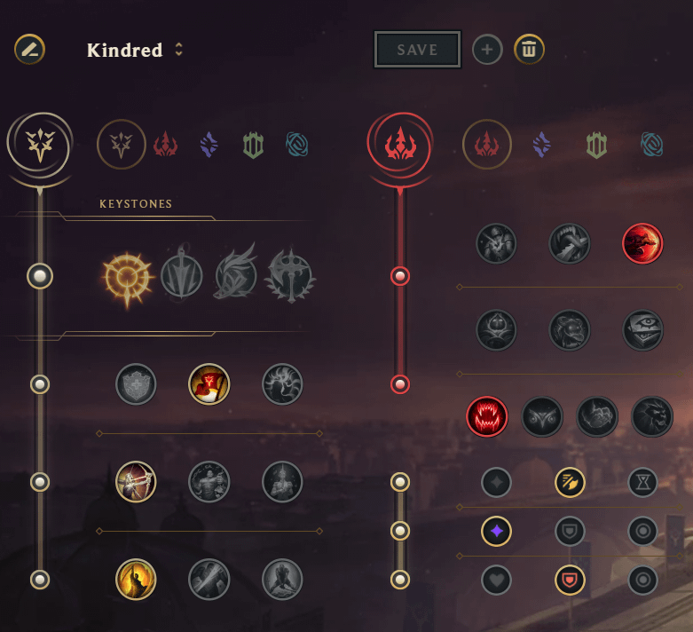 kindred aram build