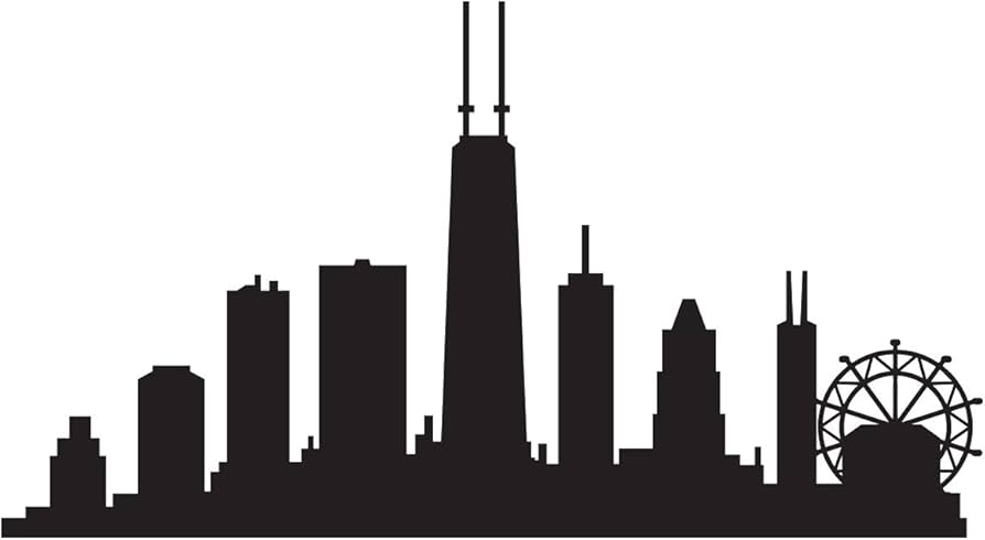 chicago skyline outline