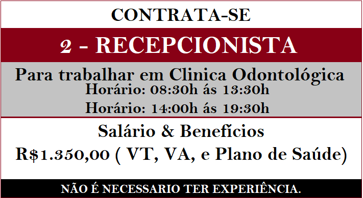 salario recepcionista