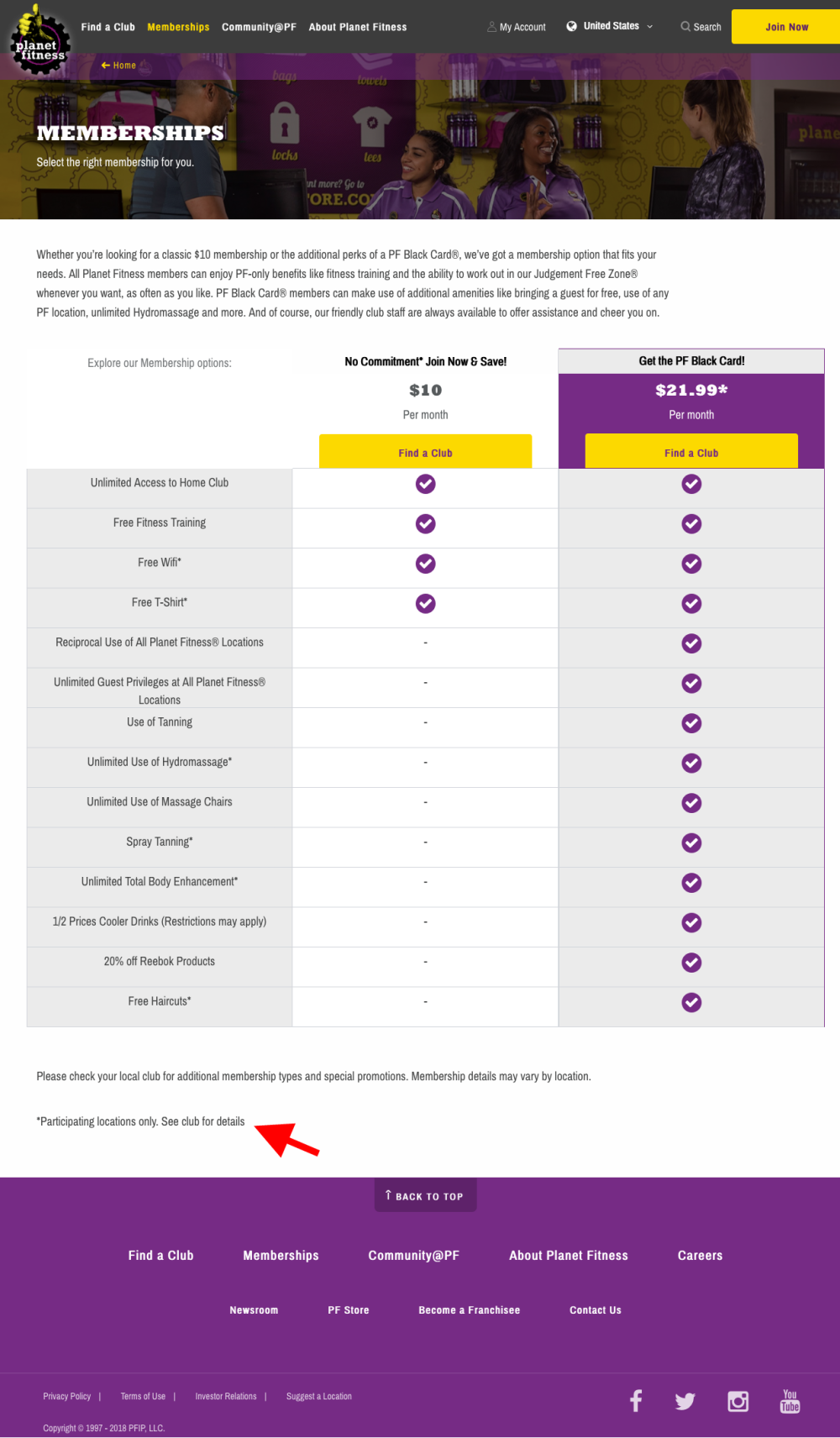 planet fitness yearly fee