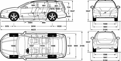 volvo c30 dimensions