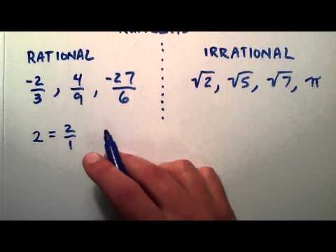 difference between rational and irrational numbers class 9