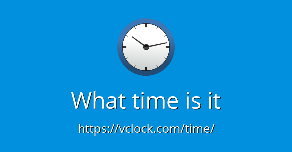 what time is it currently