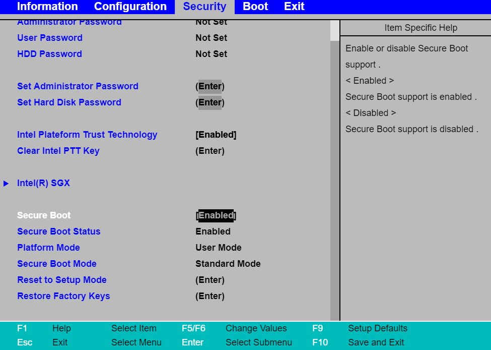 boot lenovo