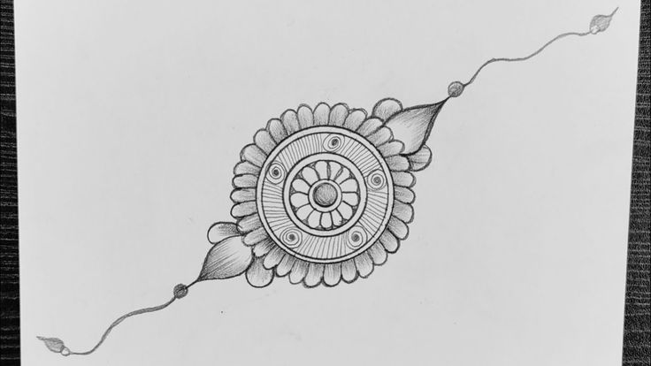 rakhi images drawing