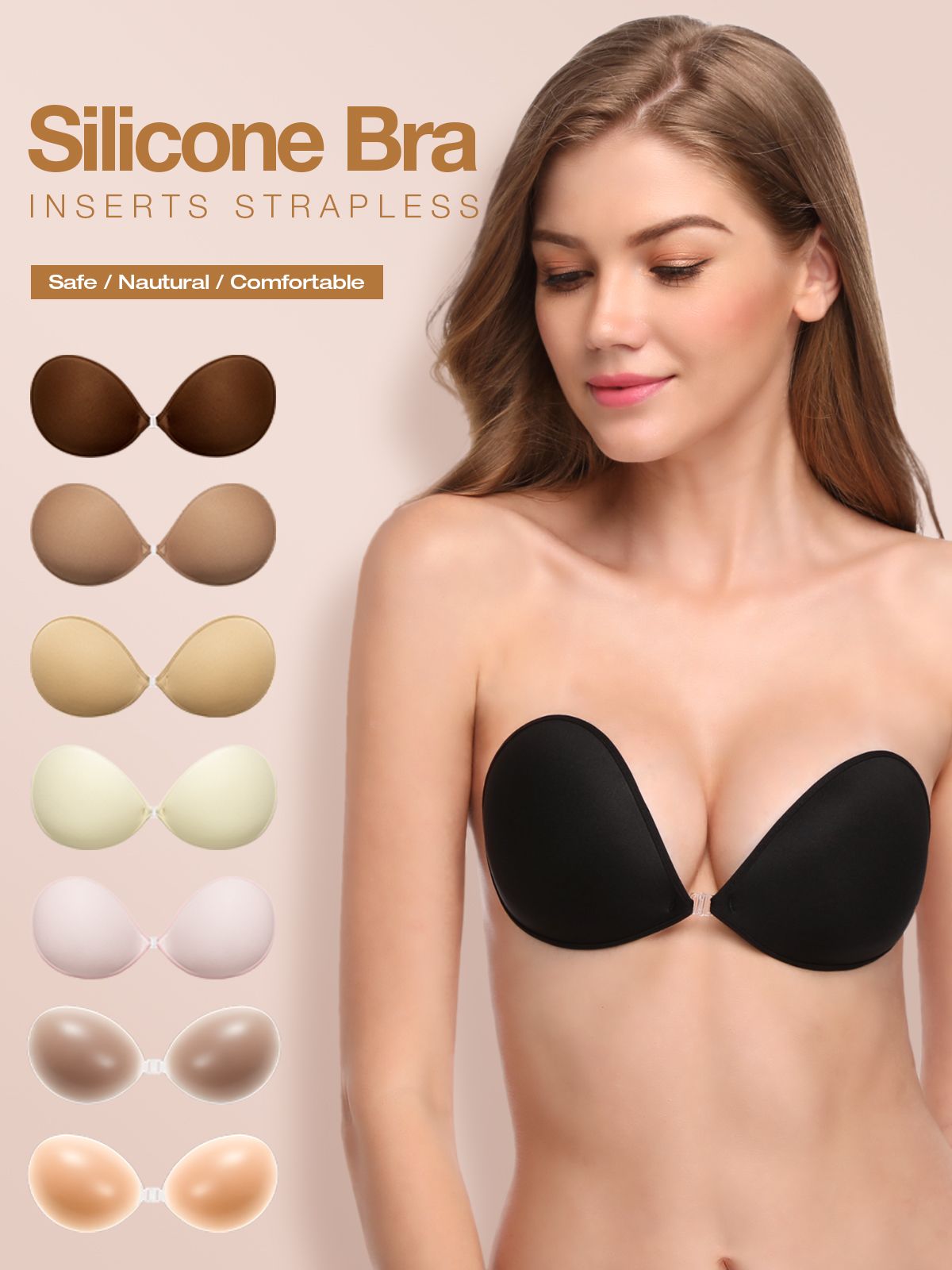 adhesive push up bra