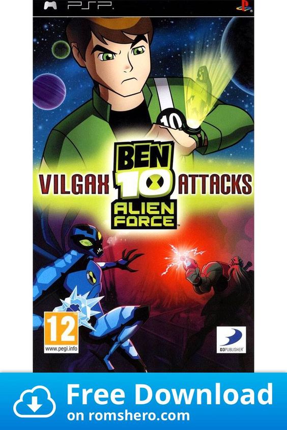 ben 10 alien force psp rom español