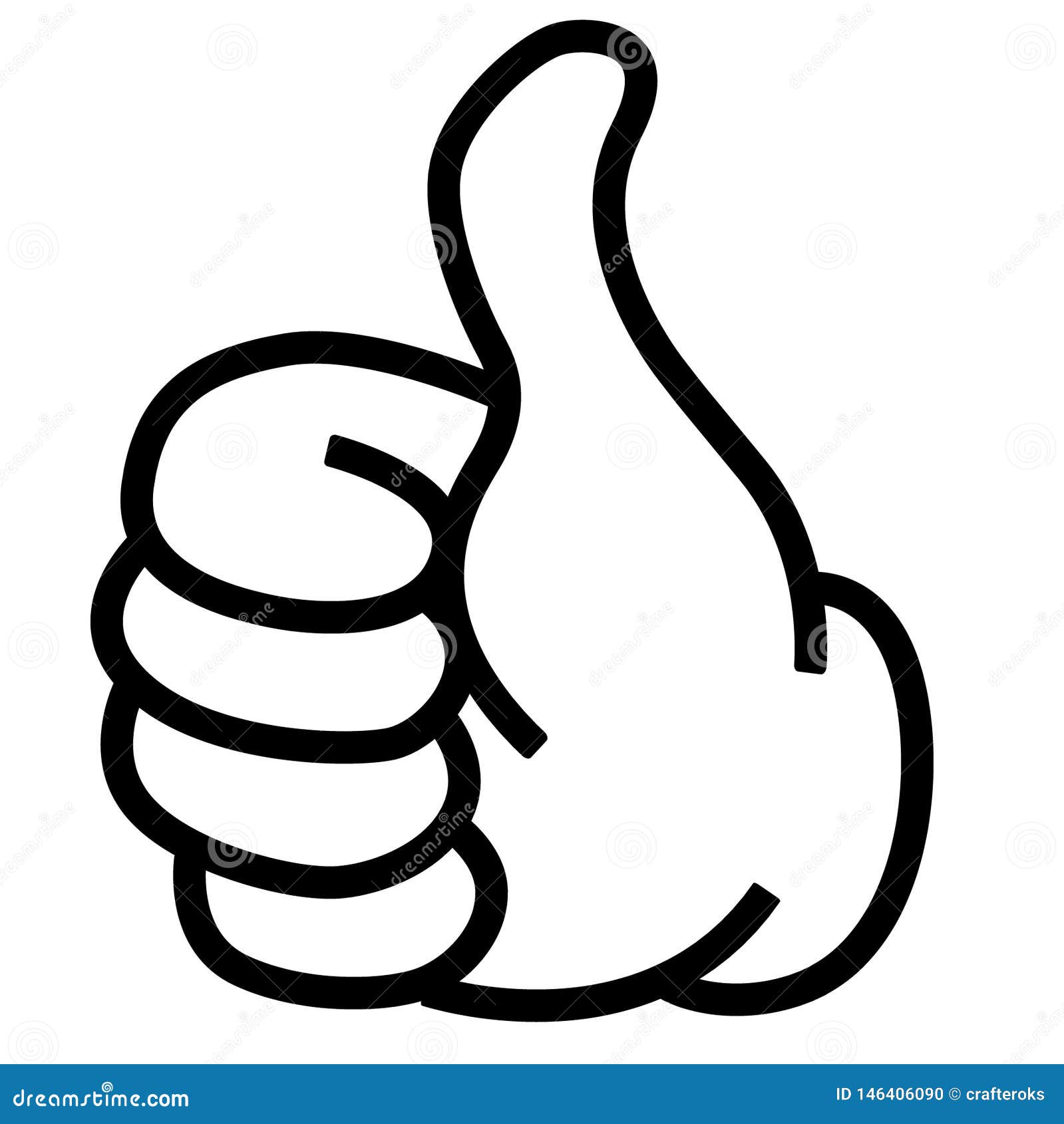 thumbs up vector