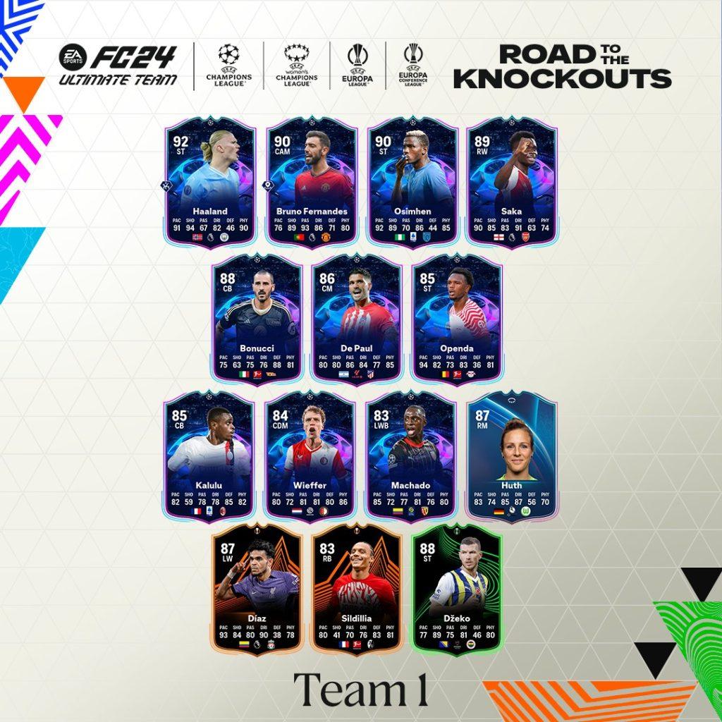 team of the group stage ea fc 24 upgrade