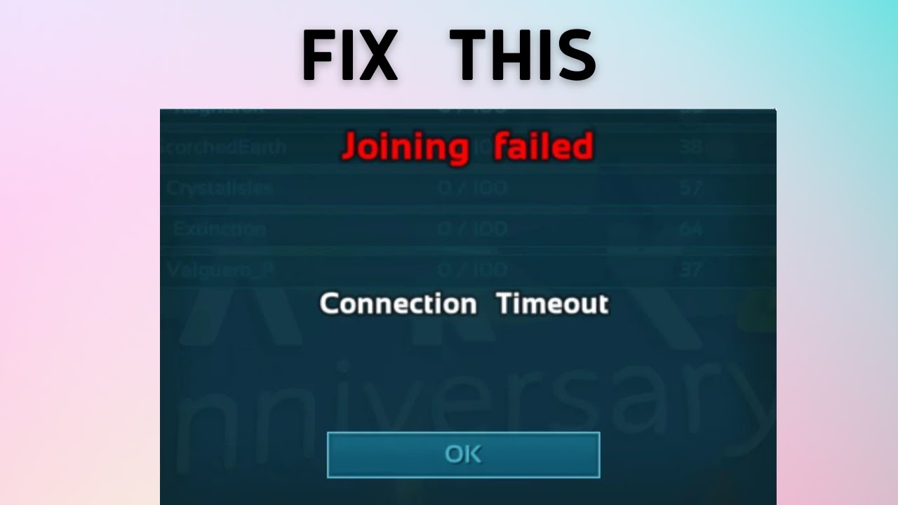 ark server timeout