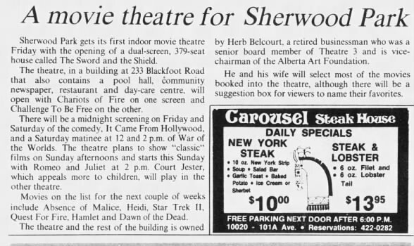 sherwood park cinema