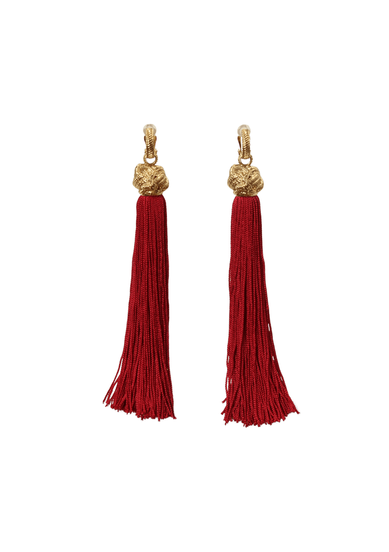 clip on earrings tassel