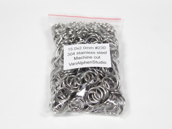 chainmail rings stainless steel