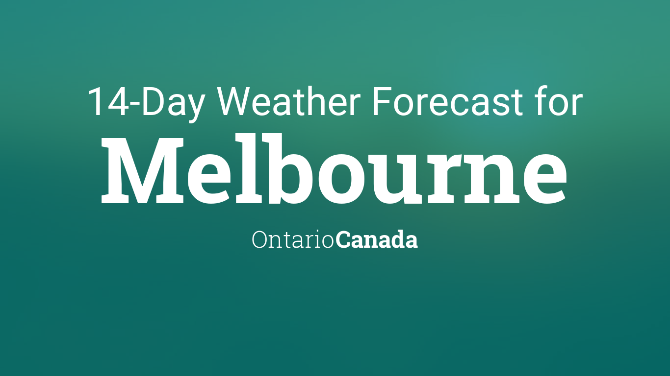 melbourne hourly weather forecast