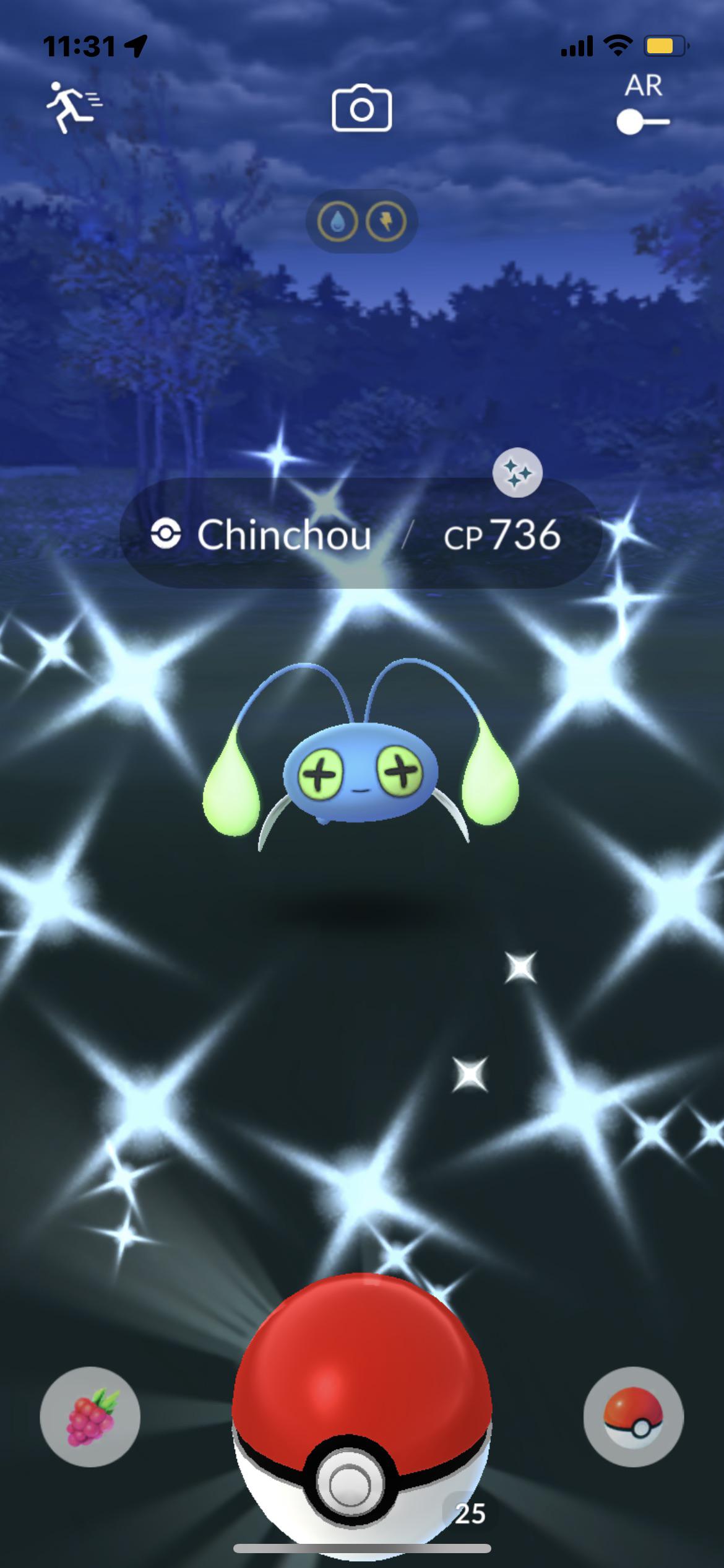 shiny chinchou pokemon go