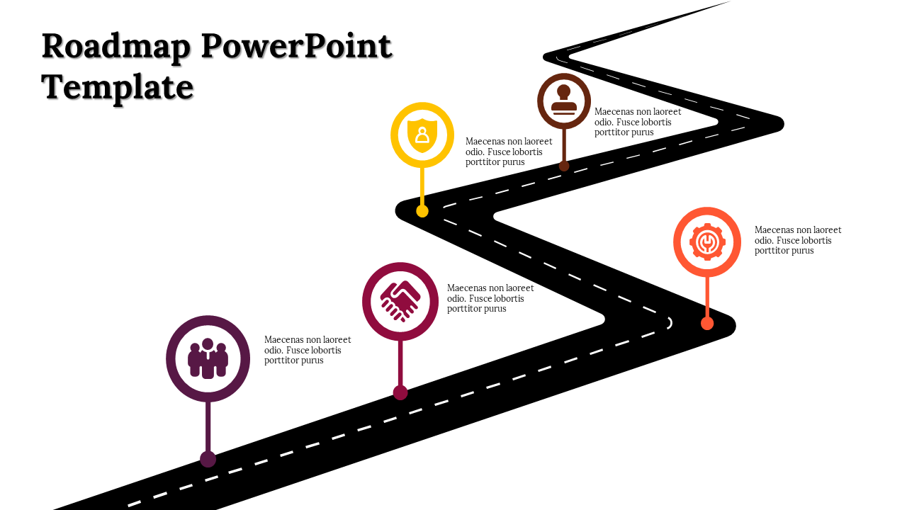 roadmap powerpoint template free