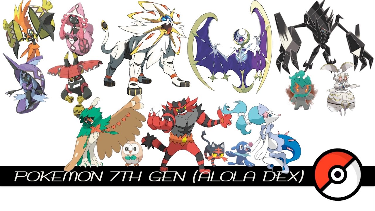 generation 7 pokedex