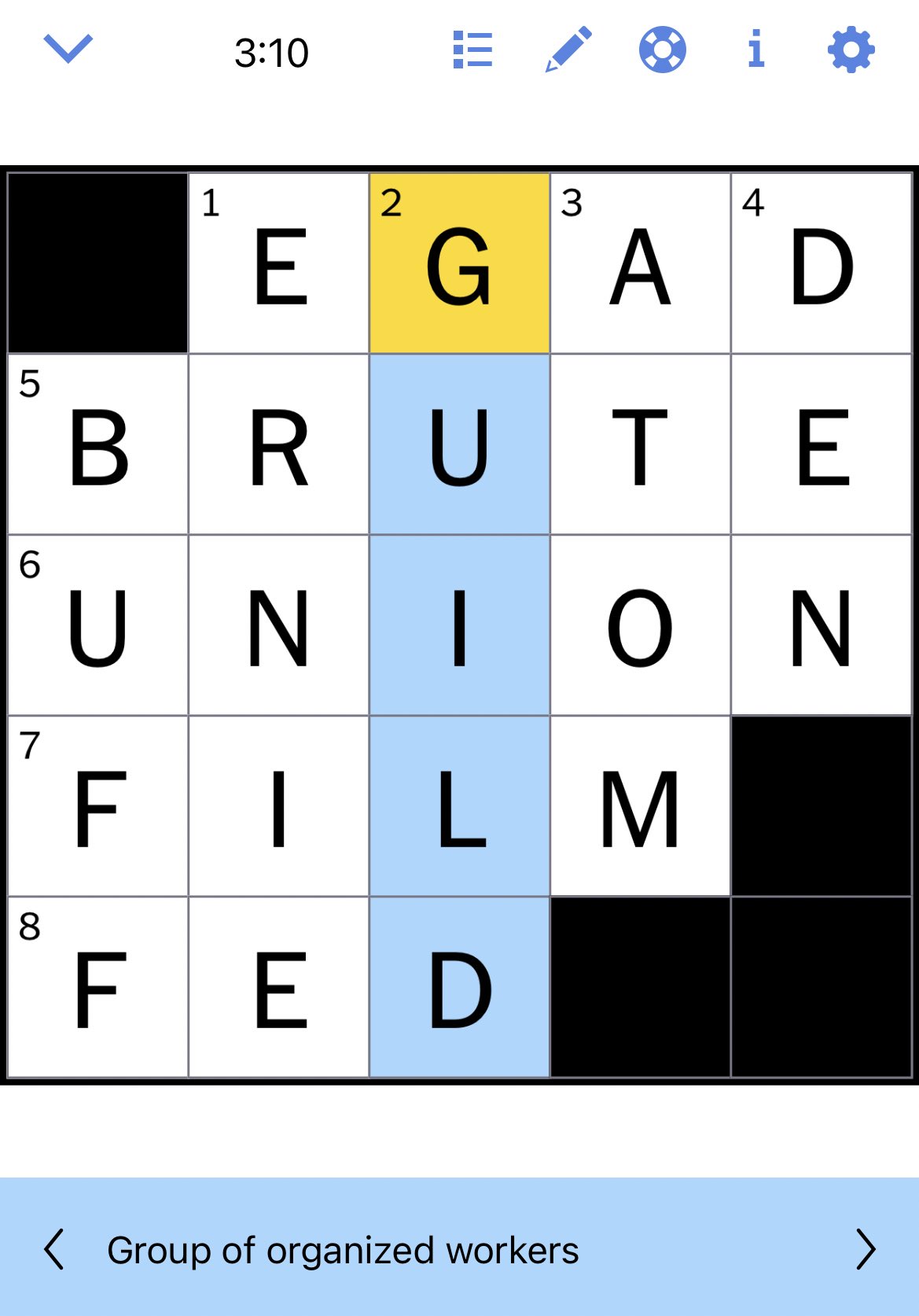 new york times mini crossword puzzle