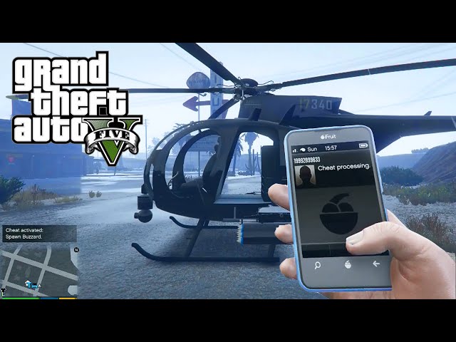 helicopter cheat gta 5 ps4