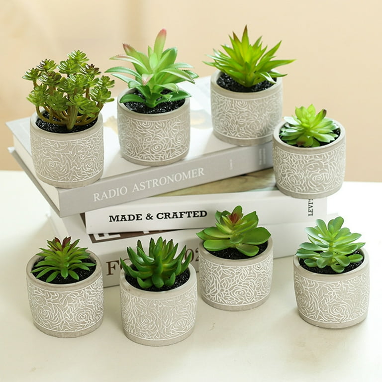 mini faux plants