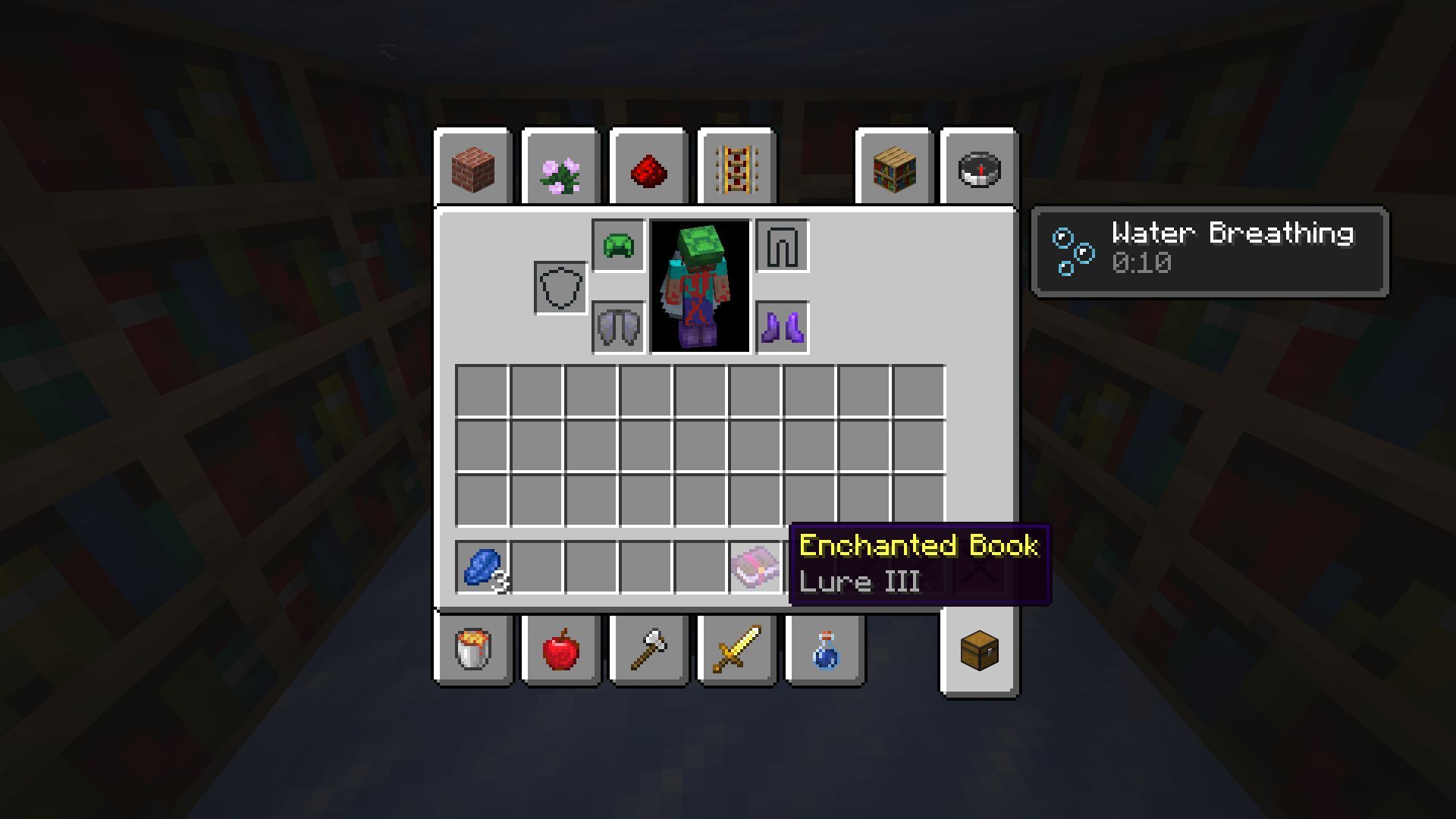 lure enchantment in minecraft