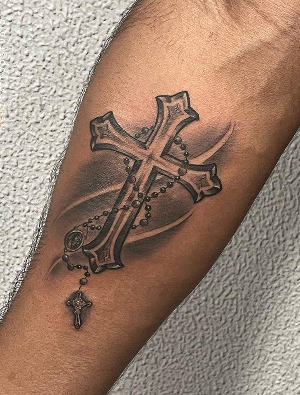 cross tattoos for men