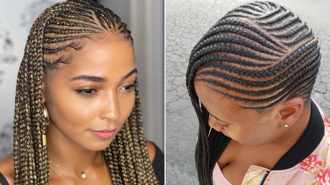 africa braid hair style