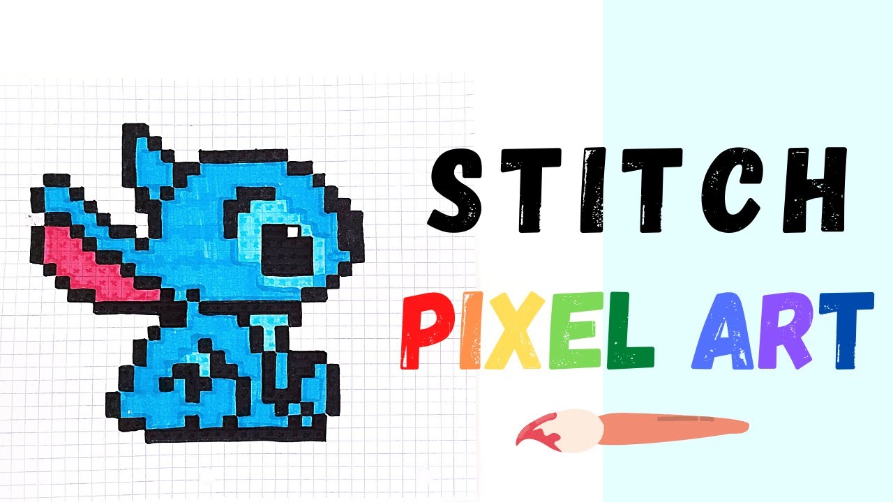 pixel art stitch