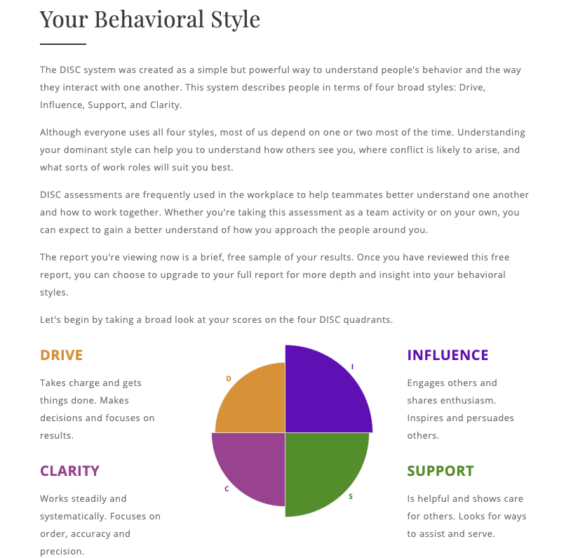 truity personality test