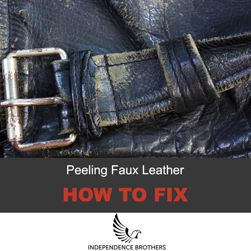 how to fix flaking leather