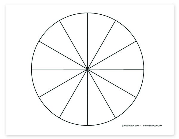 blank color wheel pdf