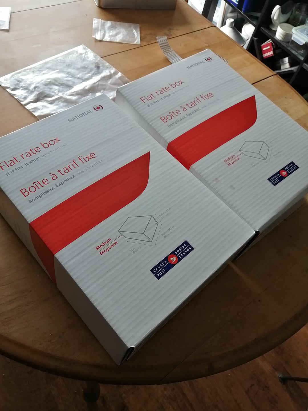 canada post medium flat rate box