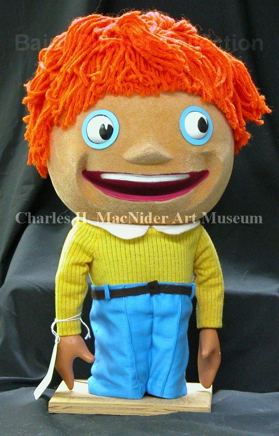 puppet with orange hair