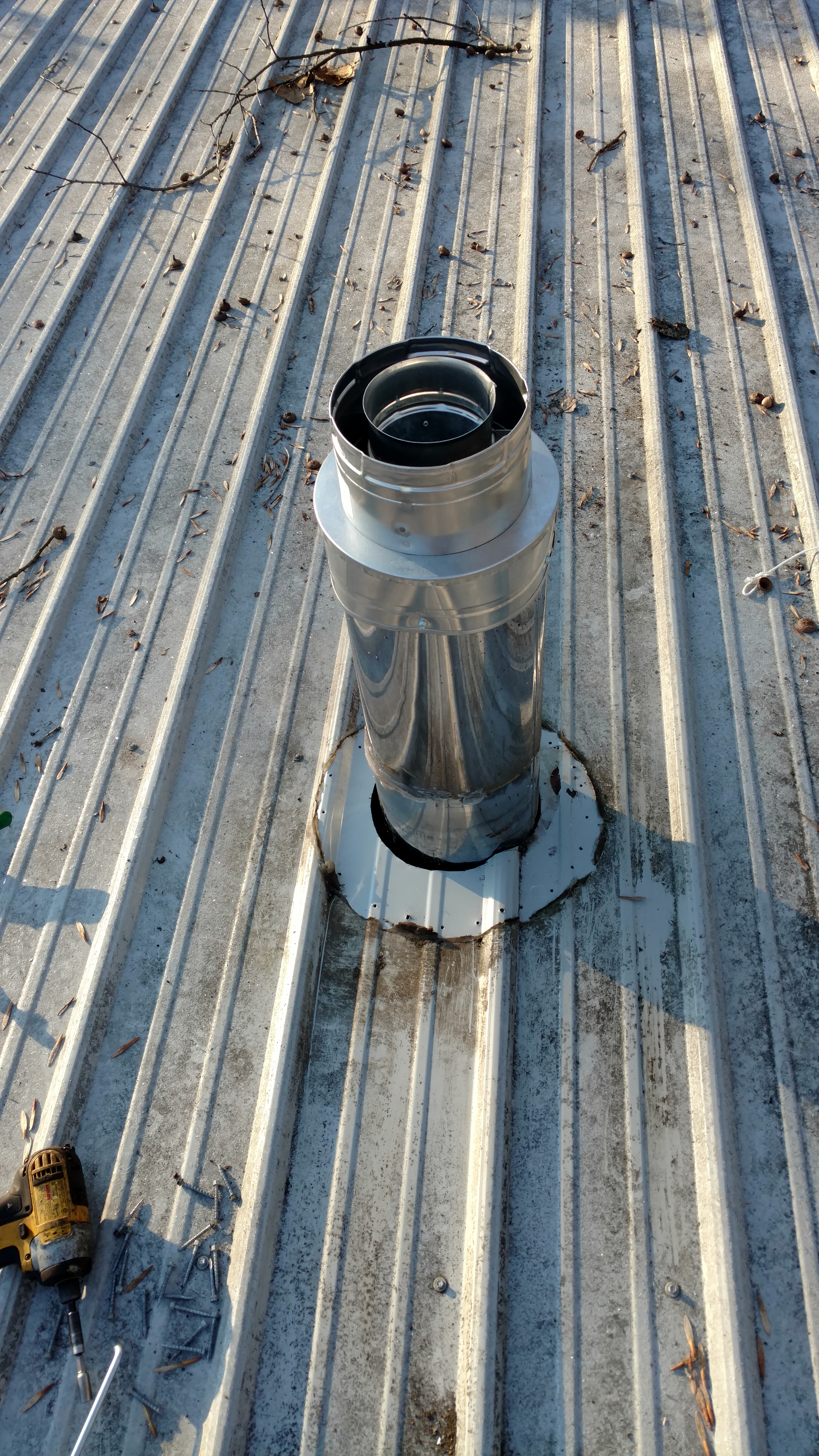 metal roof chimney flashing kit