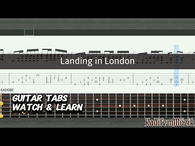 landing in london chords