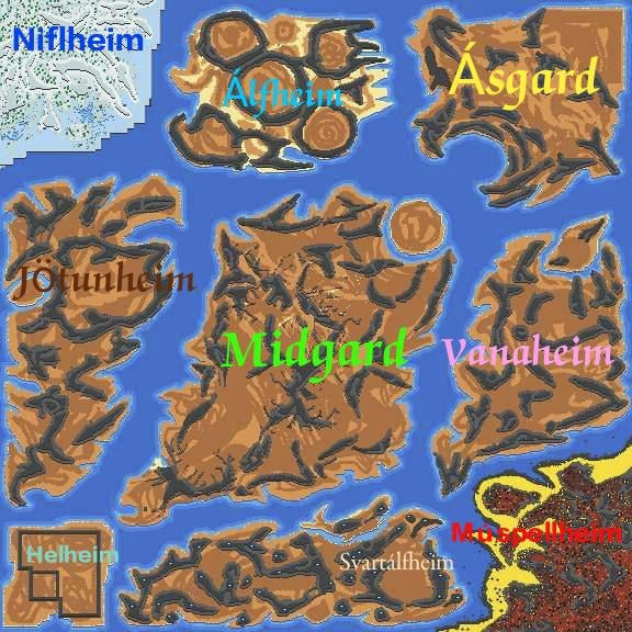 9 realms norse