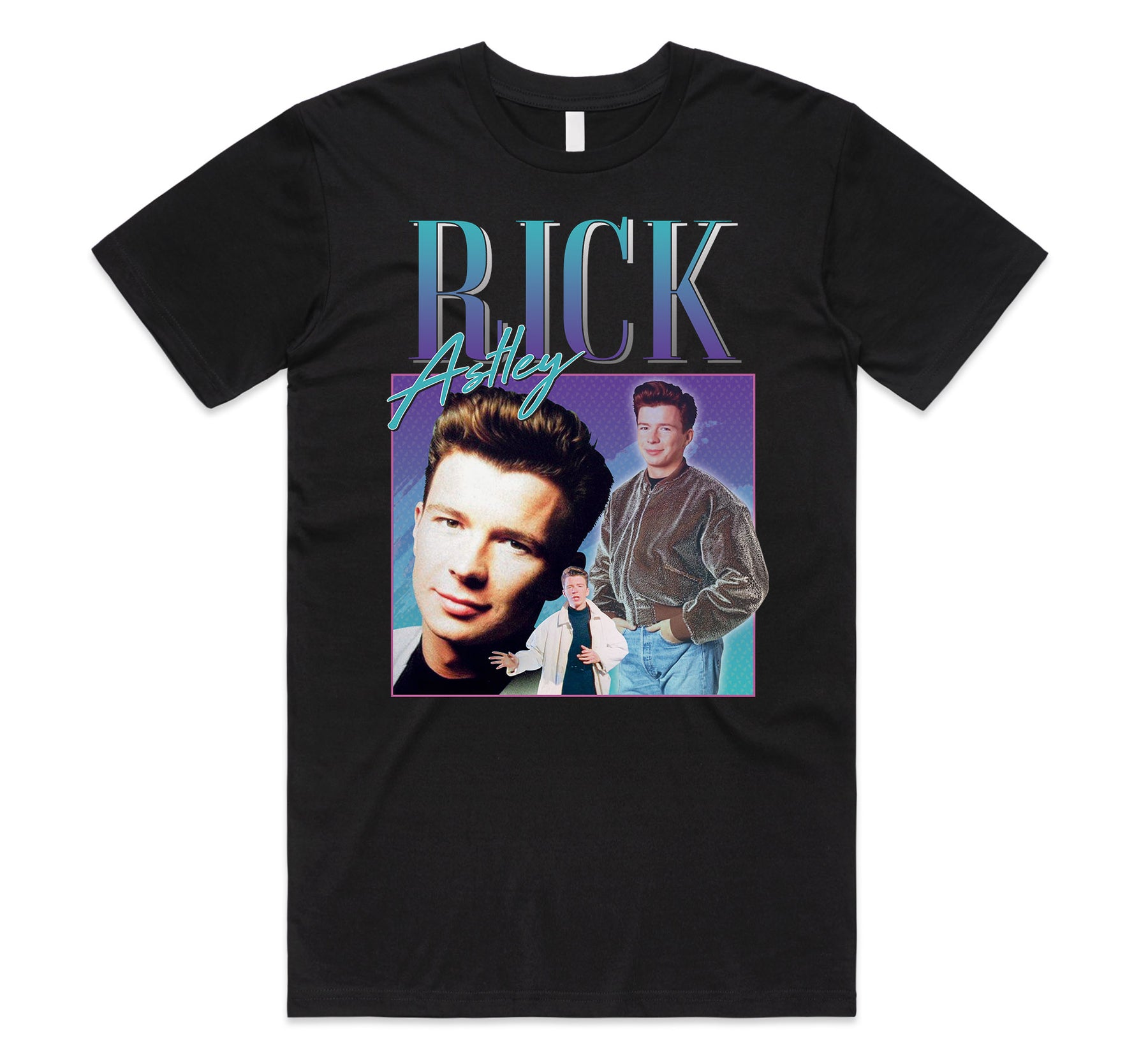 rick astley t shirt