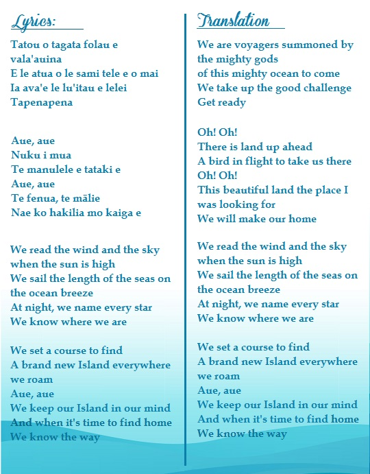 we know who we are lyrics moana