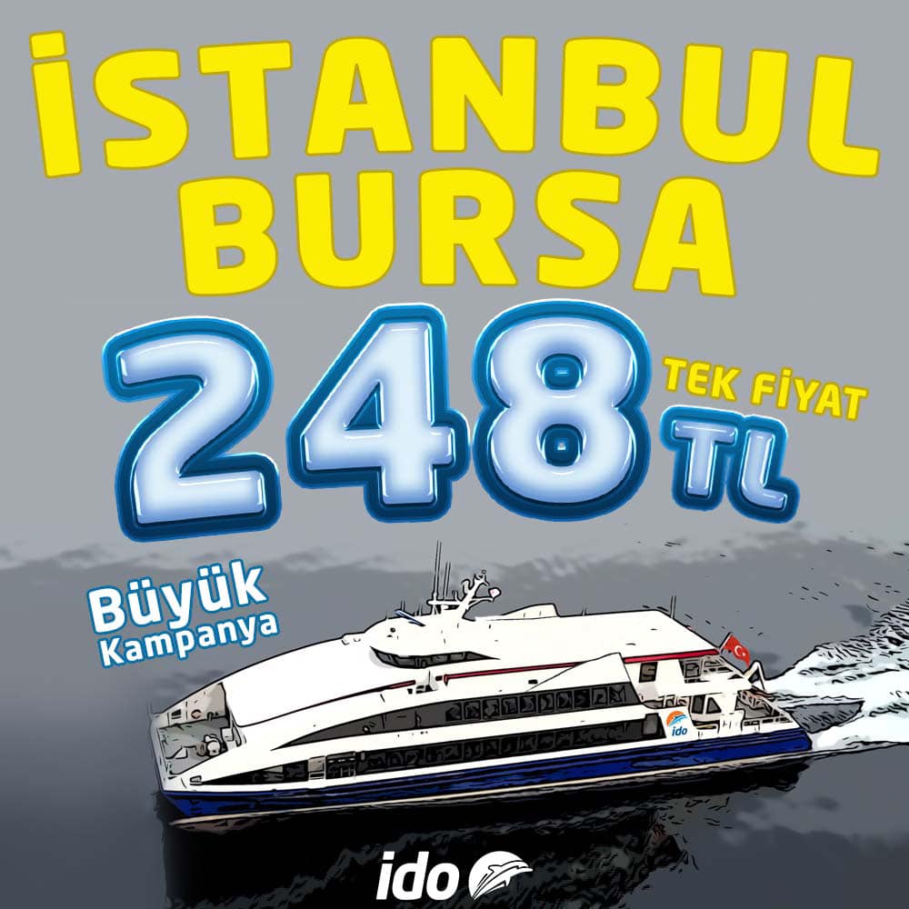 istanbul bursa feribot kaç saat sürüyor