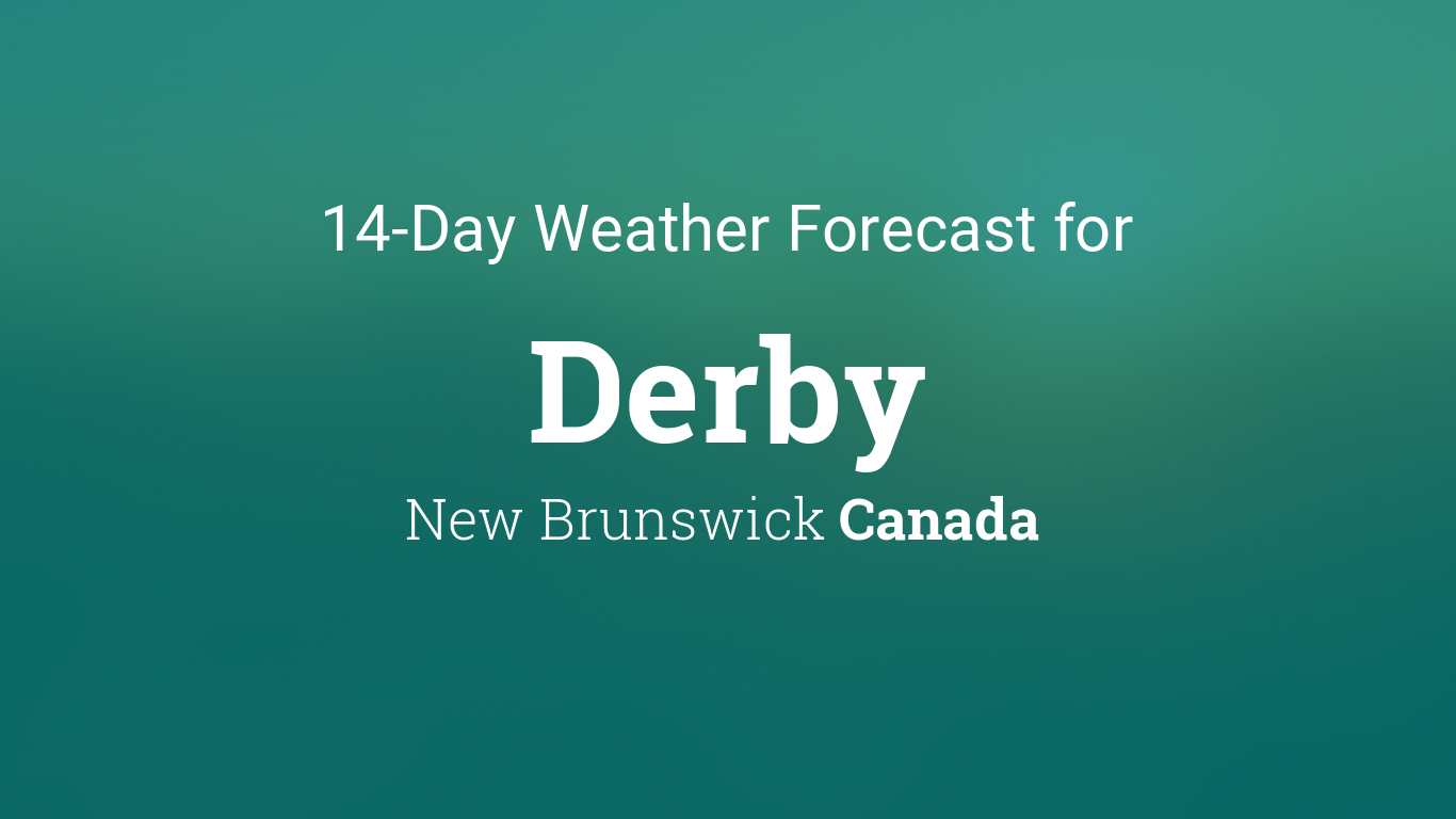 derby weather forecast 14 days