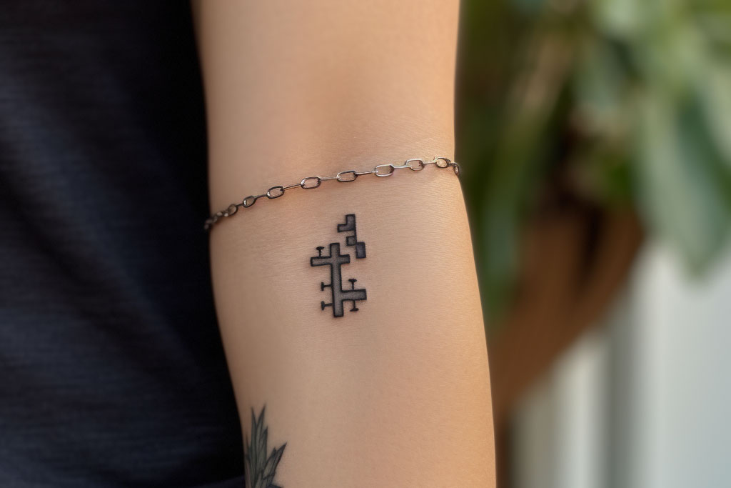 meaningful puzzle piece tattoo