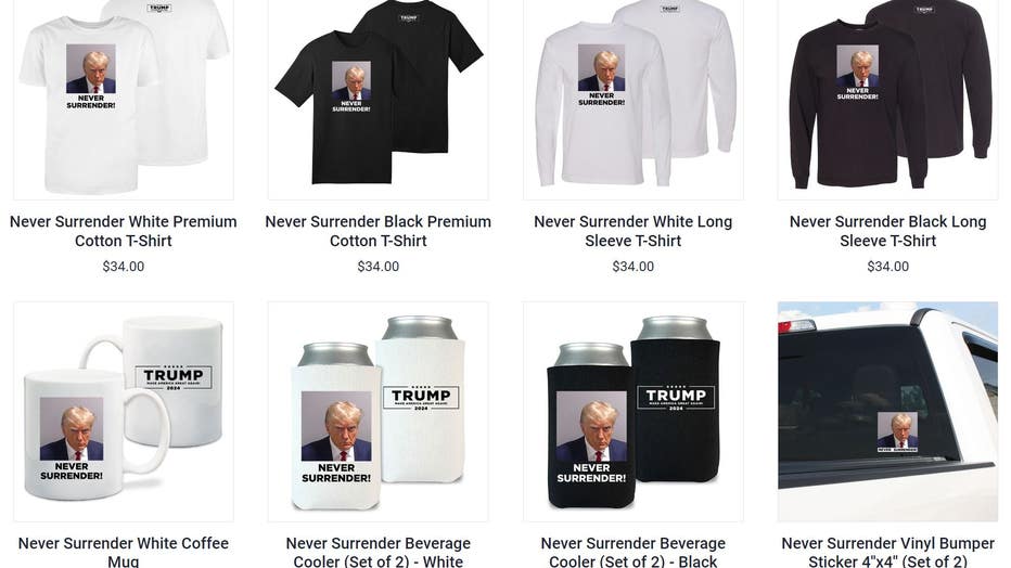 trump mug shot merchandise