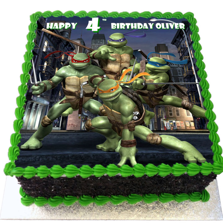 tmnt birthday cake