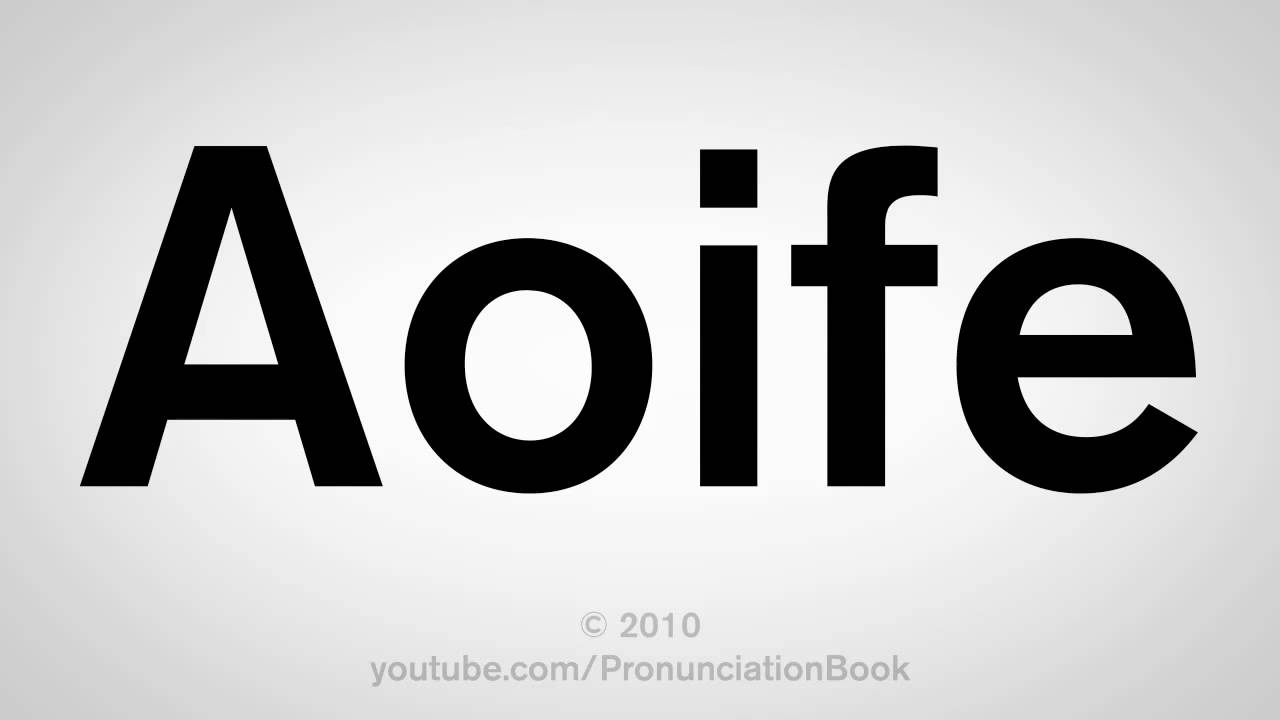 aoife name pronunciation