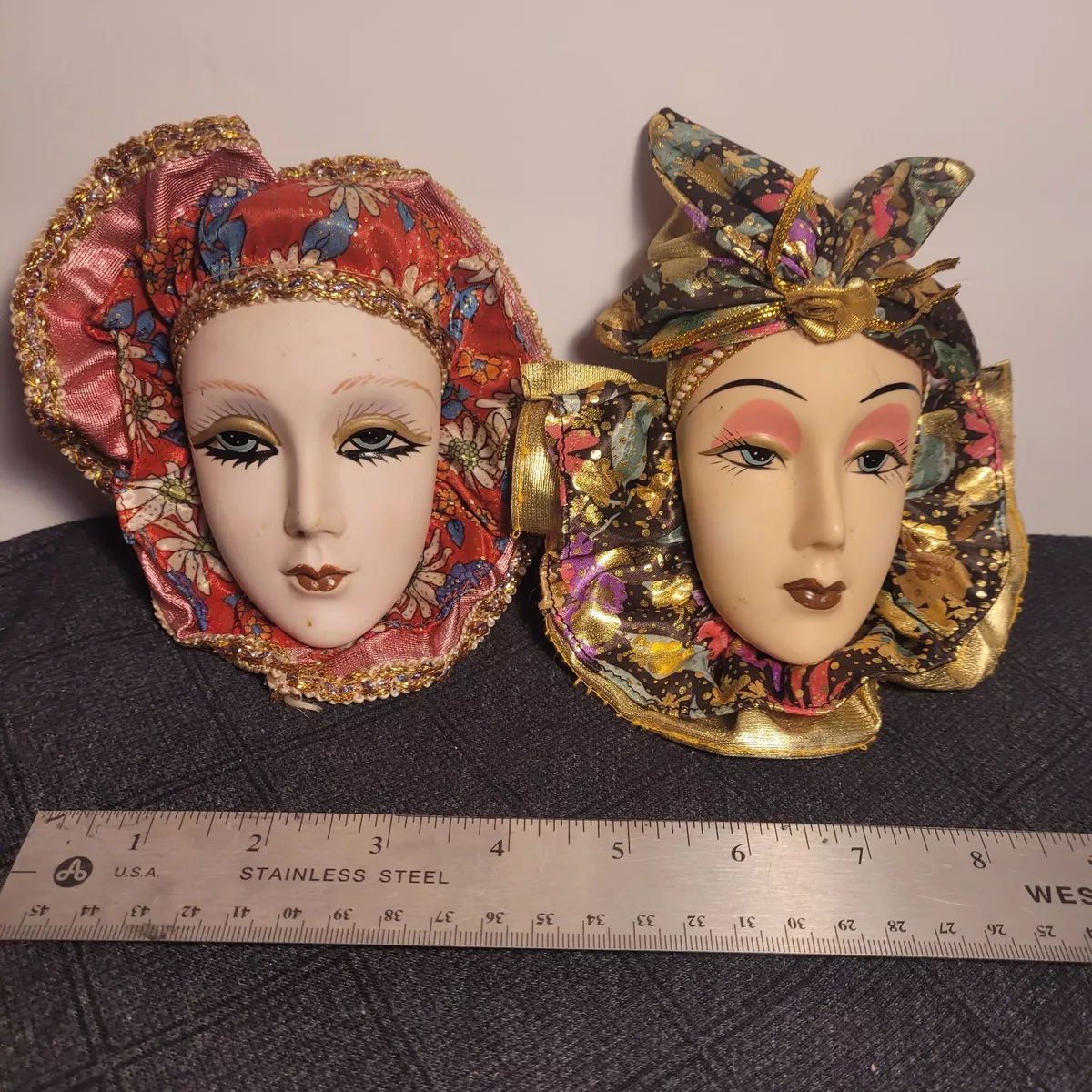 vintage porcelain mask