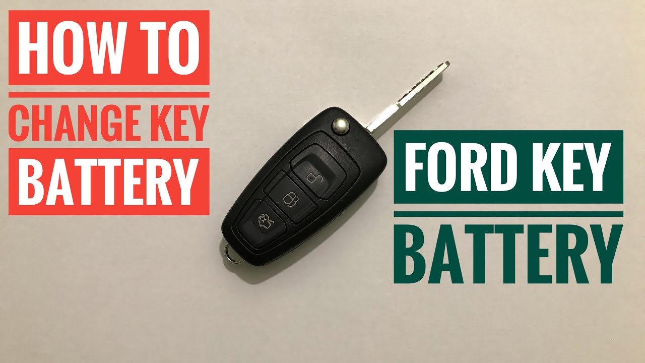 change battery in ford focus key