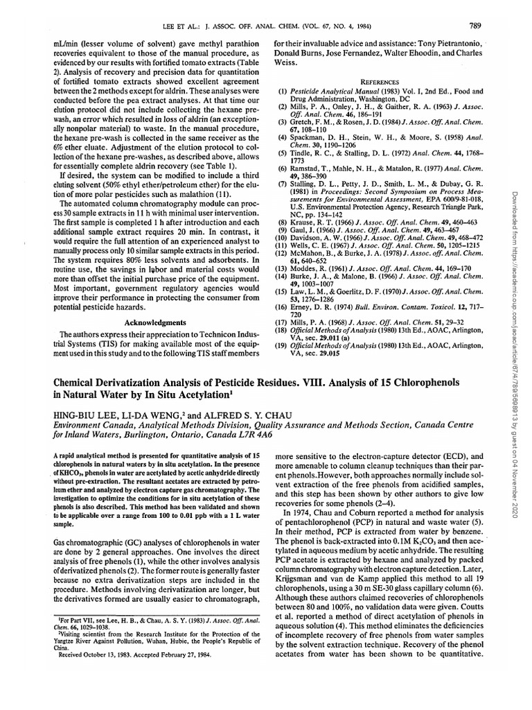 j assoc off anal chem