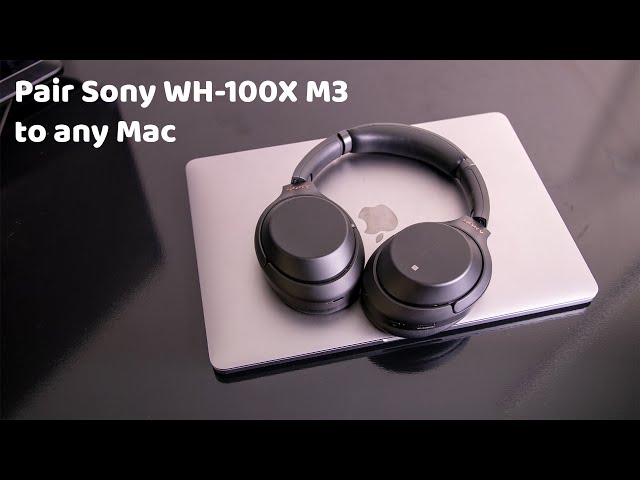 how to connect sony headphones to mac