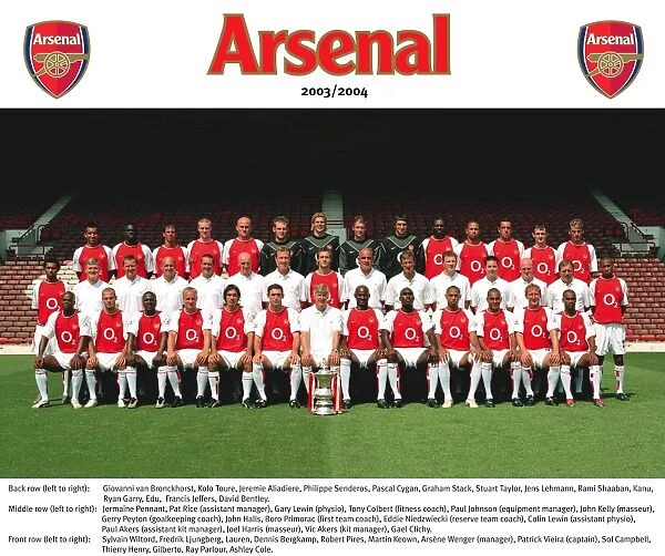 arsenal 2003 04 squad