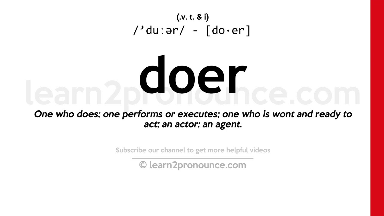 doer pronunciation